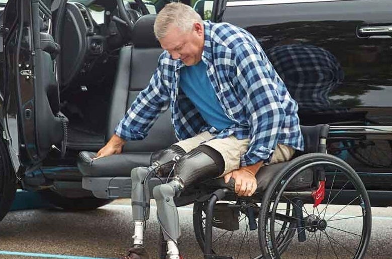 Accessible truck seating