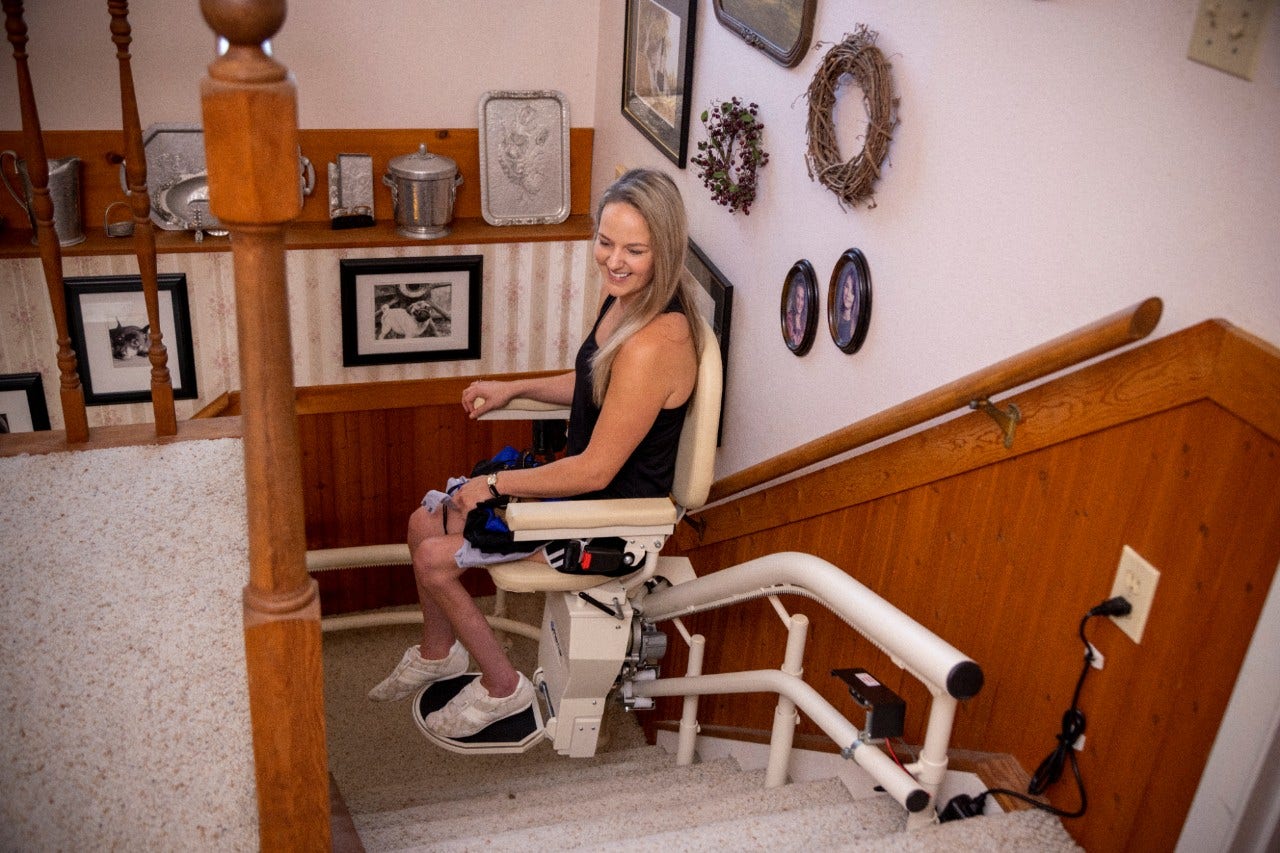 Harmar® CSL500 Helix Curved Home Stair Lift