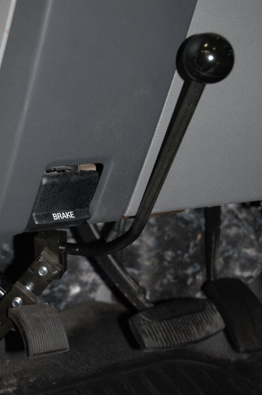 parking brake extension driving aid