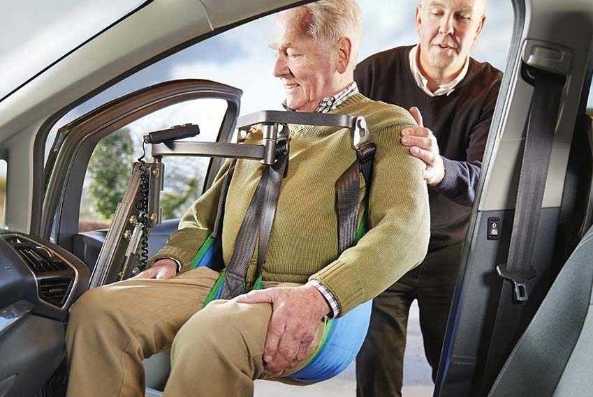 Milford Person Lift Installed on Vehicle Occupied