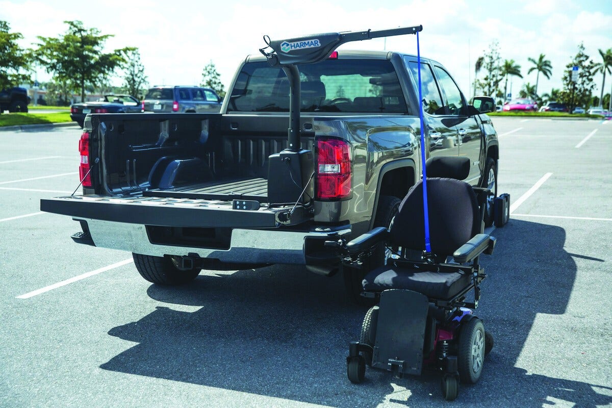 wheelchair carrier and scooter lift