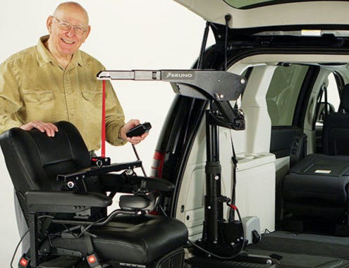 Bruno® Big-Lifter Scooter Powerchair Lift
