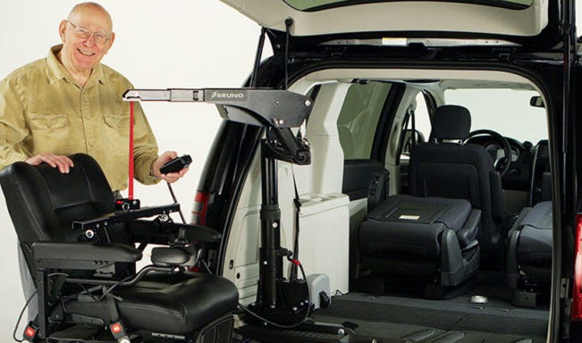 Bruno® Big-Lifter Scooter Powerchair Lift