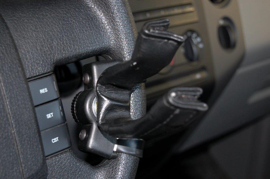 quad fork spinner driving aid