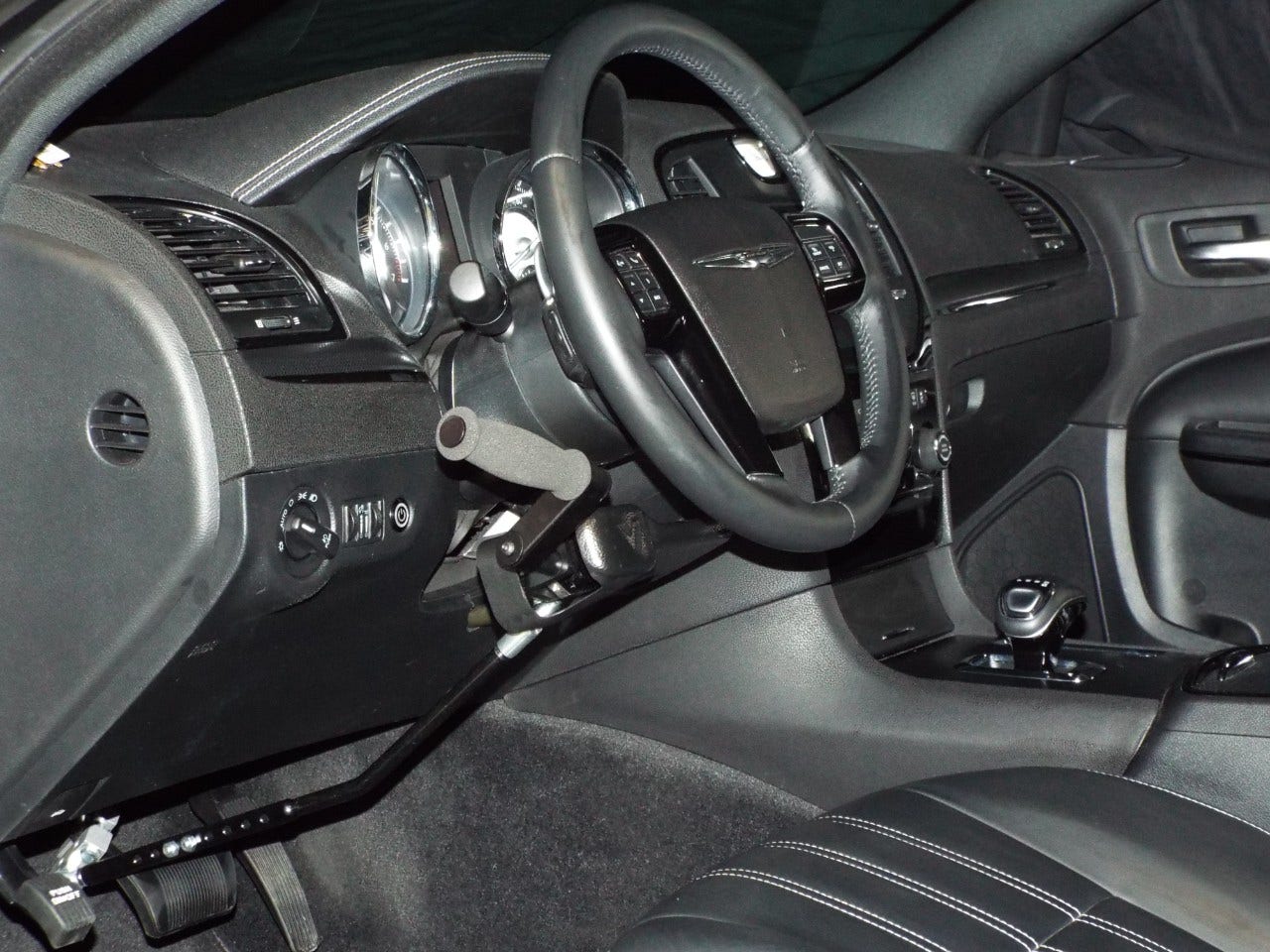 Push Right Angle Hand Control mobility innovations hand controls driving aids