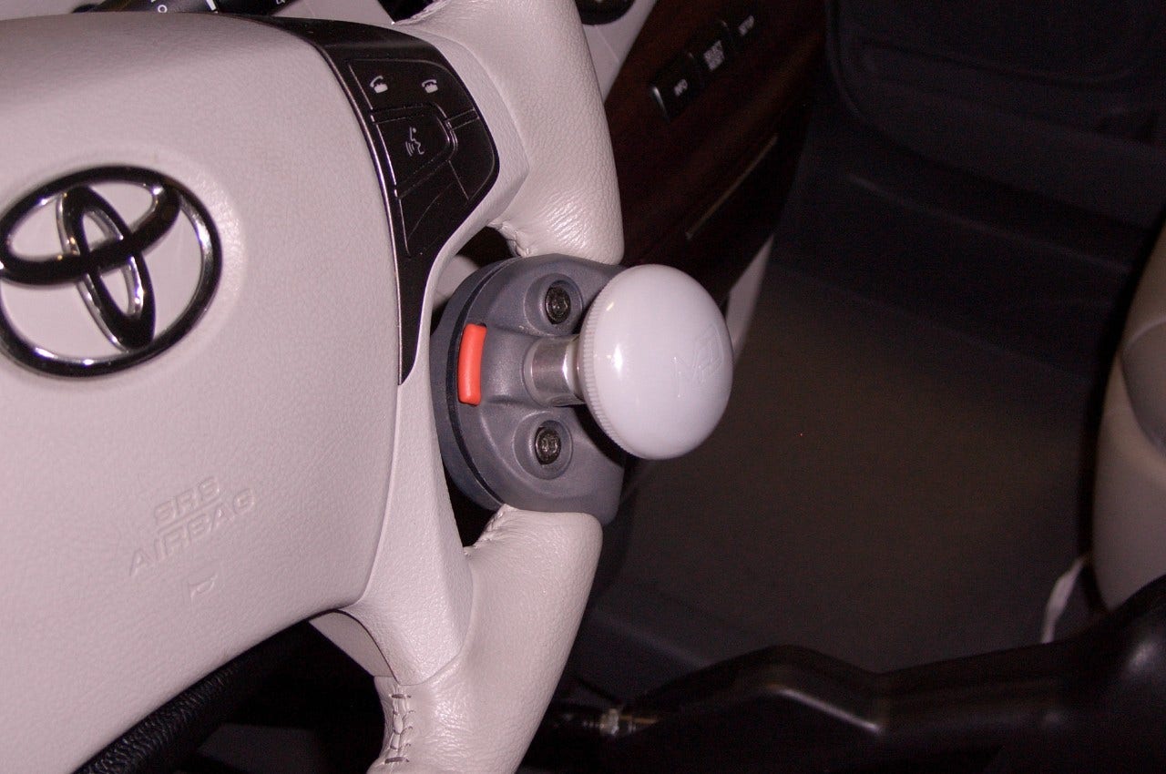 mpd steering knob driving aid