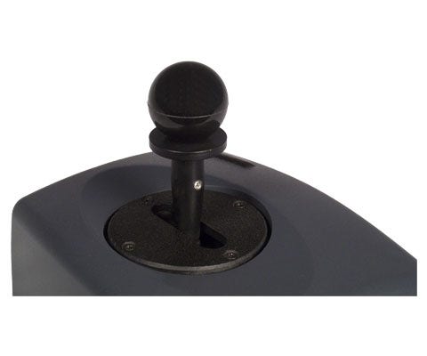 round knob (included with all joysticks) driving aid