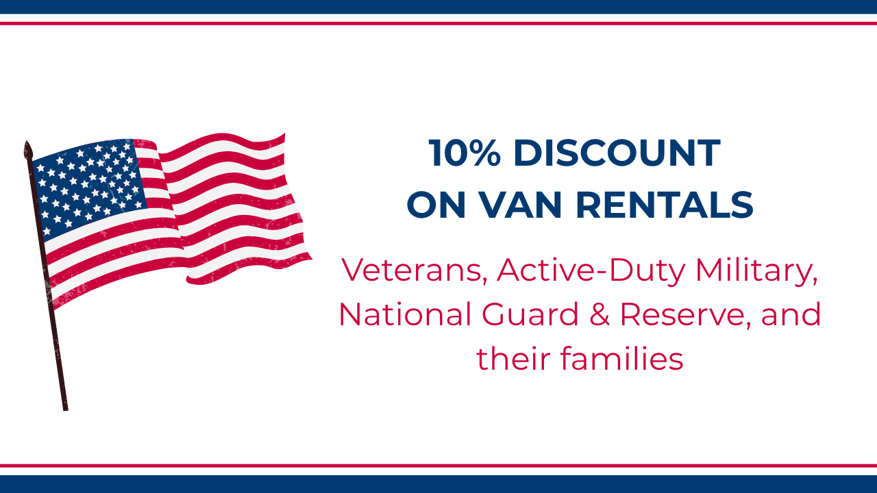 Military discounts on rentals