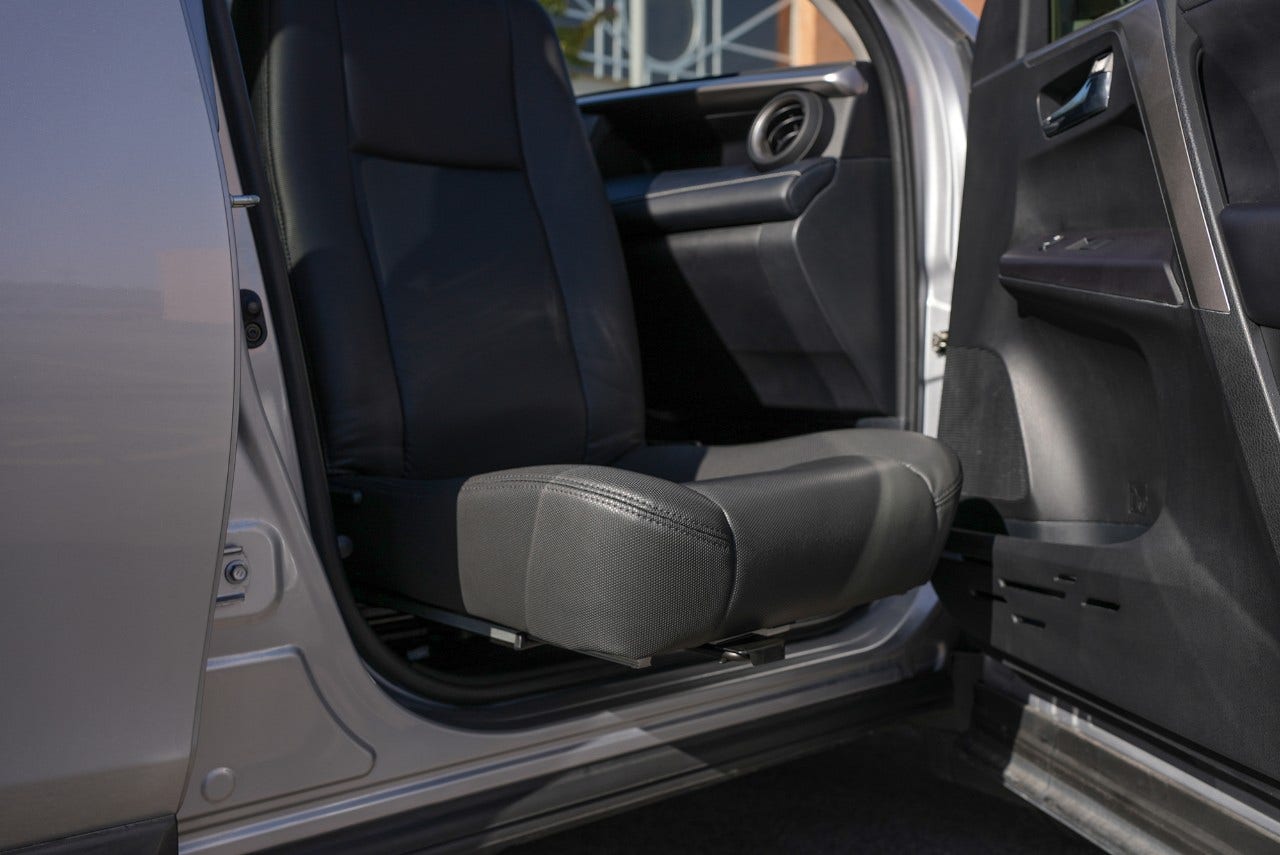 BraunAbility Turny Manual Swivel Seat installed