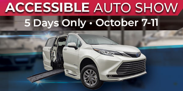 Limited time offer own a BraunAbility Chrysler Pacifica starting at $599 a month