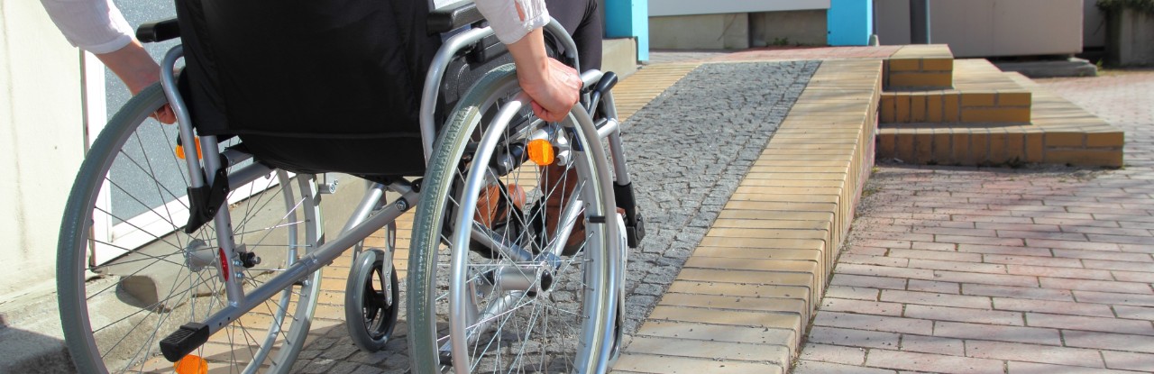 wheelchair rental using home ramp