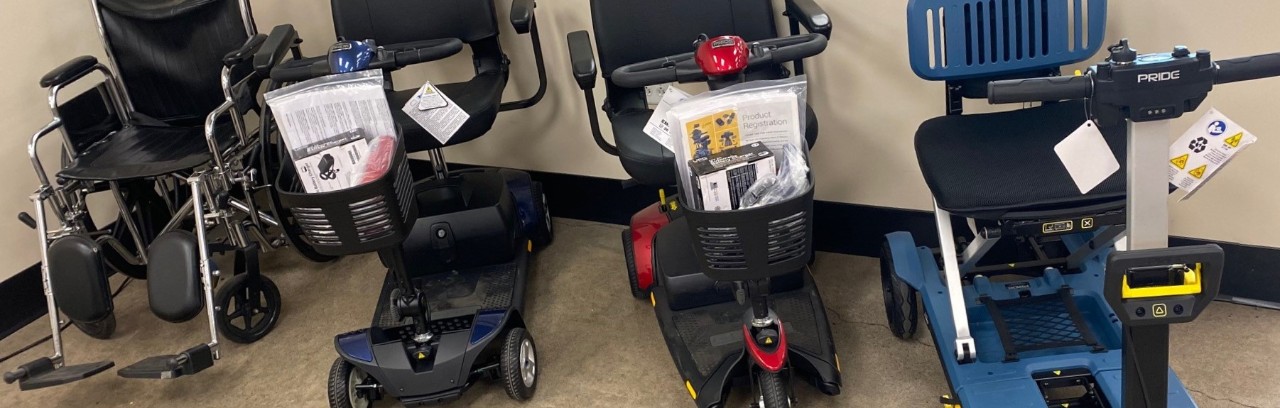 Foldable mobility scooters