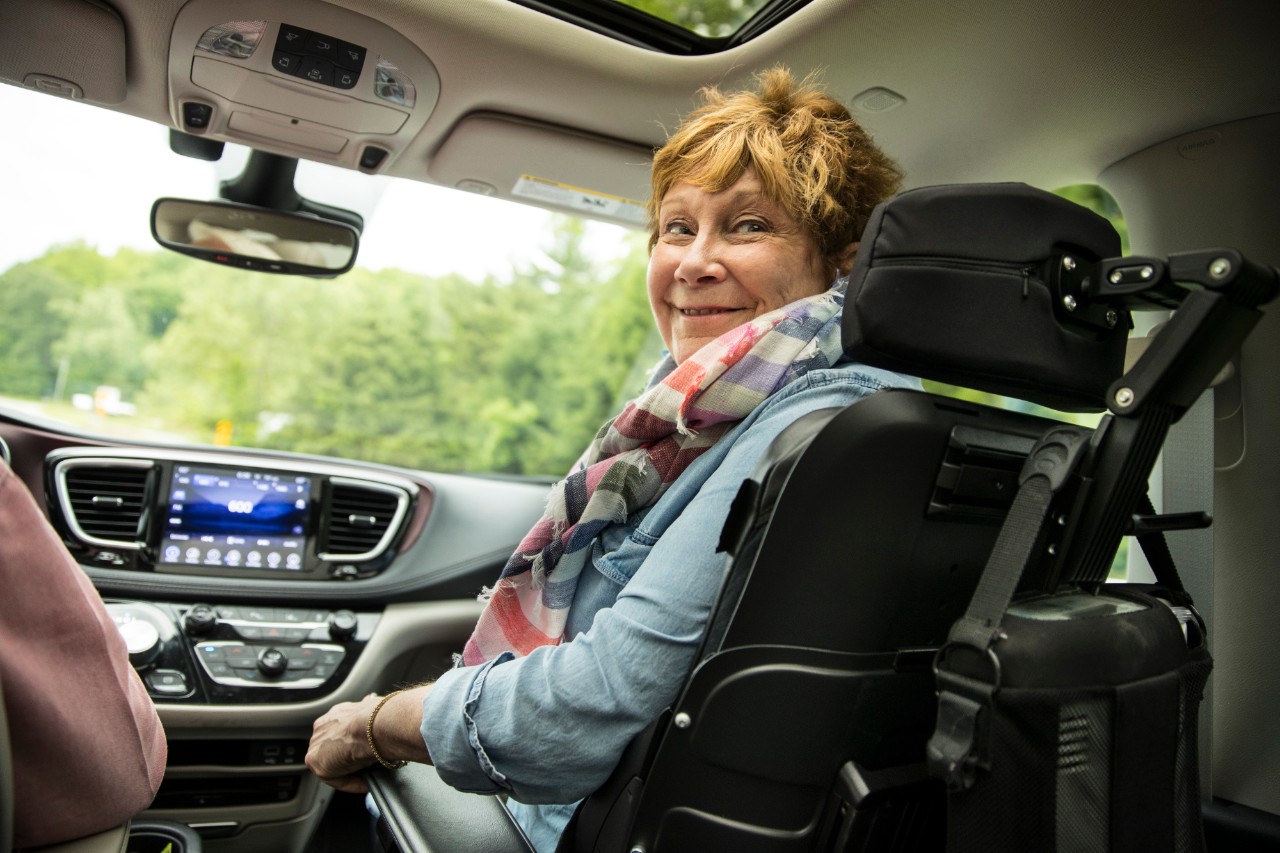 Test drive a wheelchair van