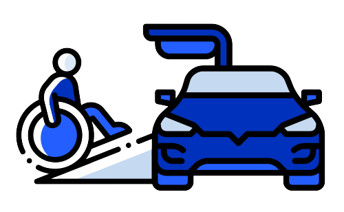 Select a wheelchair accessible vehicle