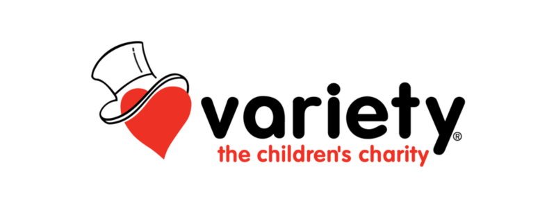 variety children's charity logo with heart