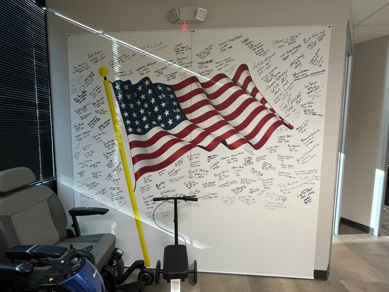 United Access Goodyear Veteran's Wall