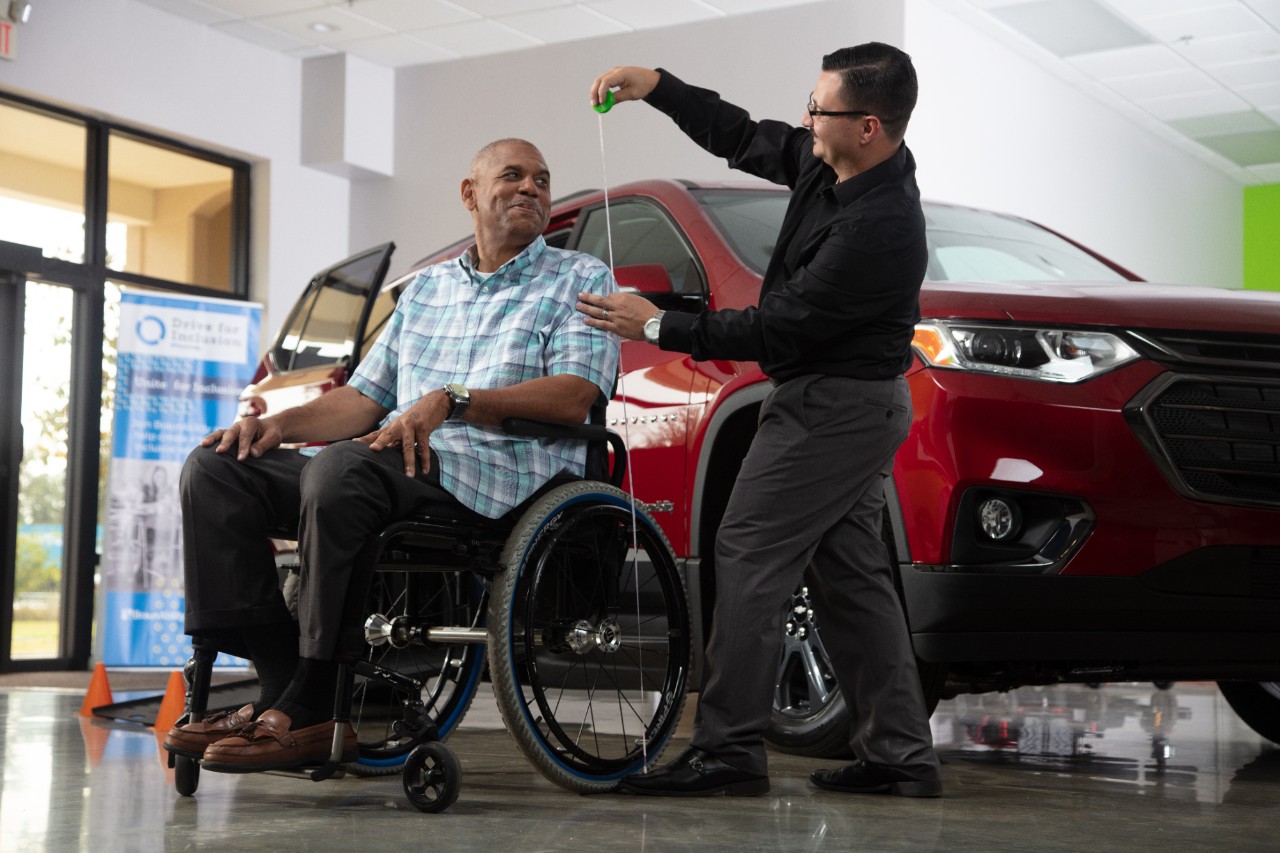 wheelchair van customer