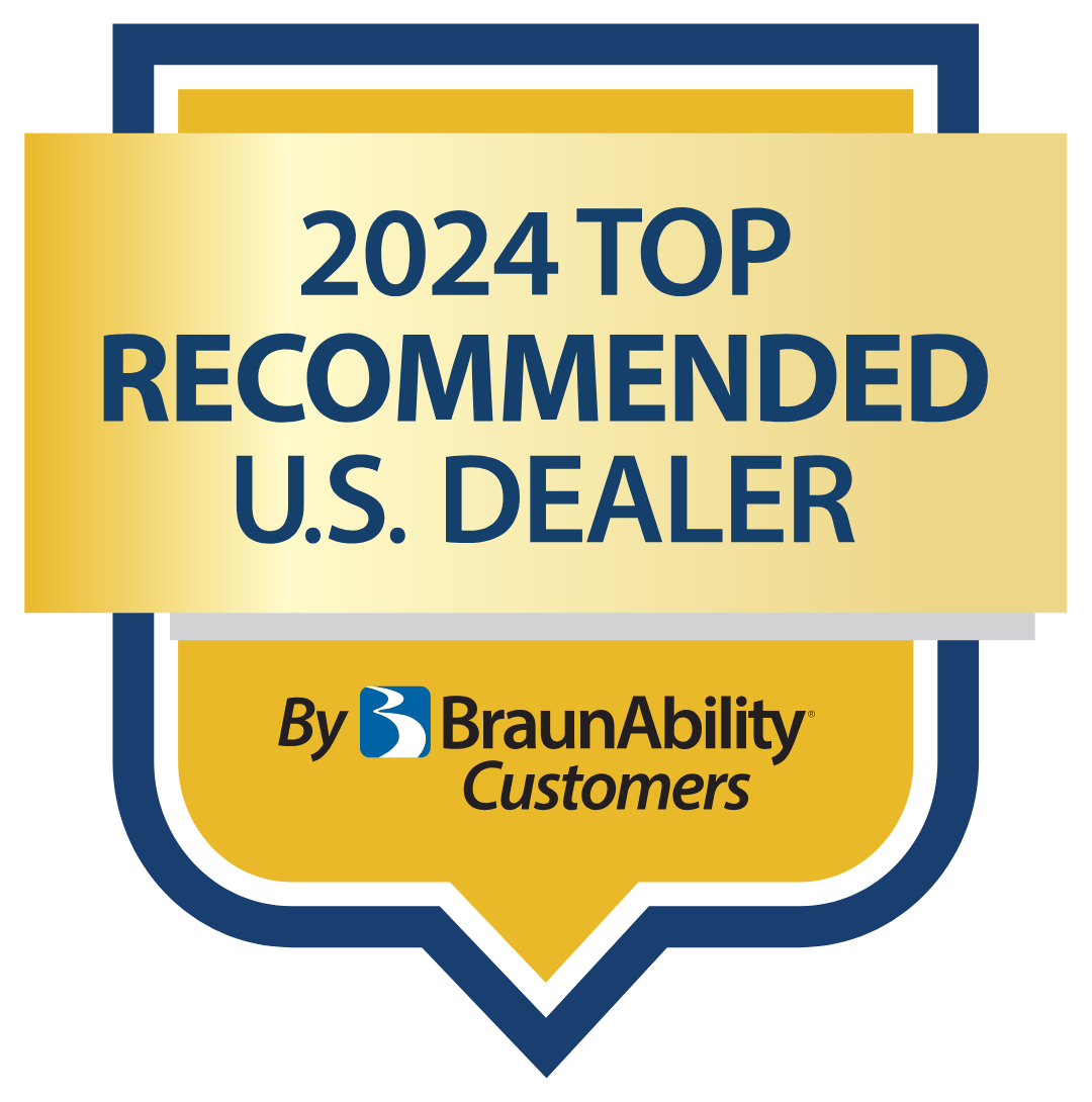 2024 Top Recommended US Dealer by BraunAbility Customers