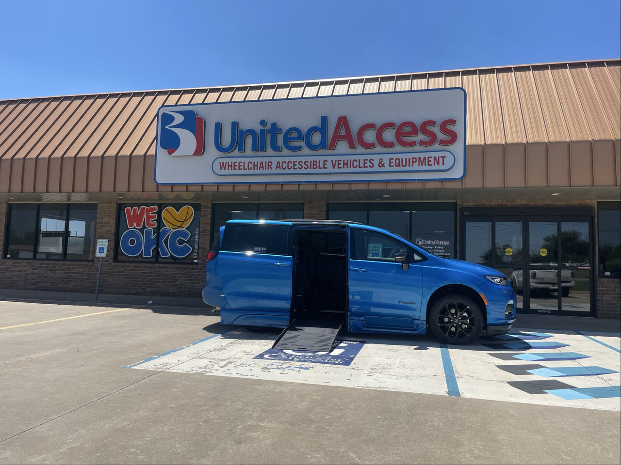 United Access sign in front of OKC store front