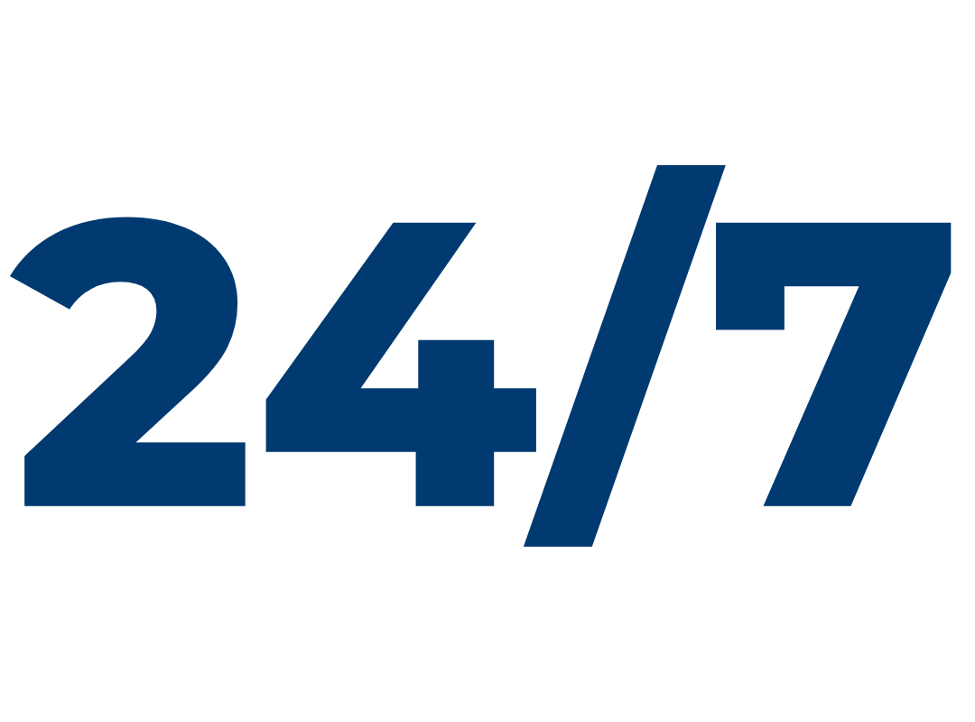 24/7 service