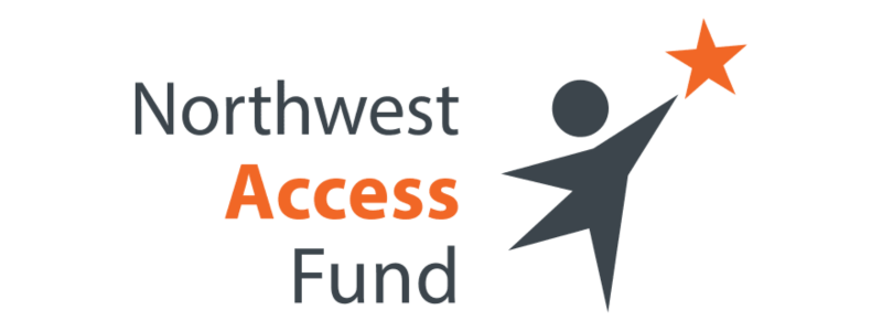 northwest access fund logo with orange star