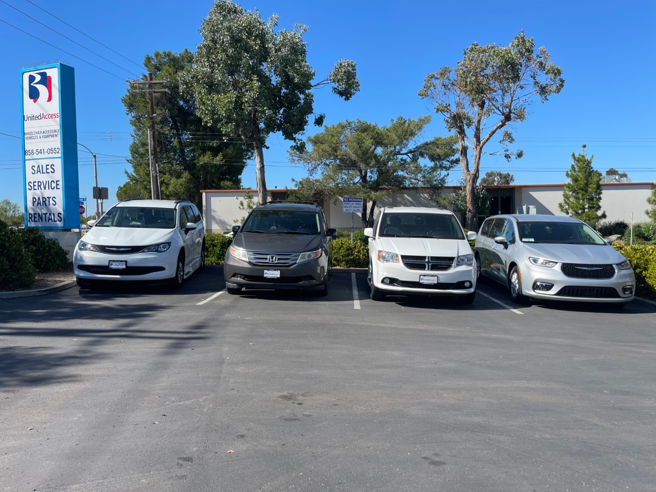 United Access San Diego wheelchair van inventory