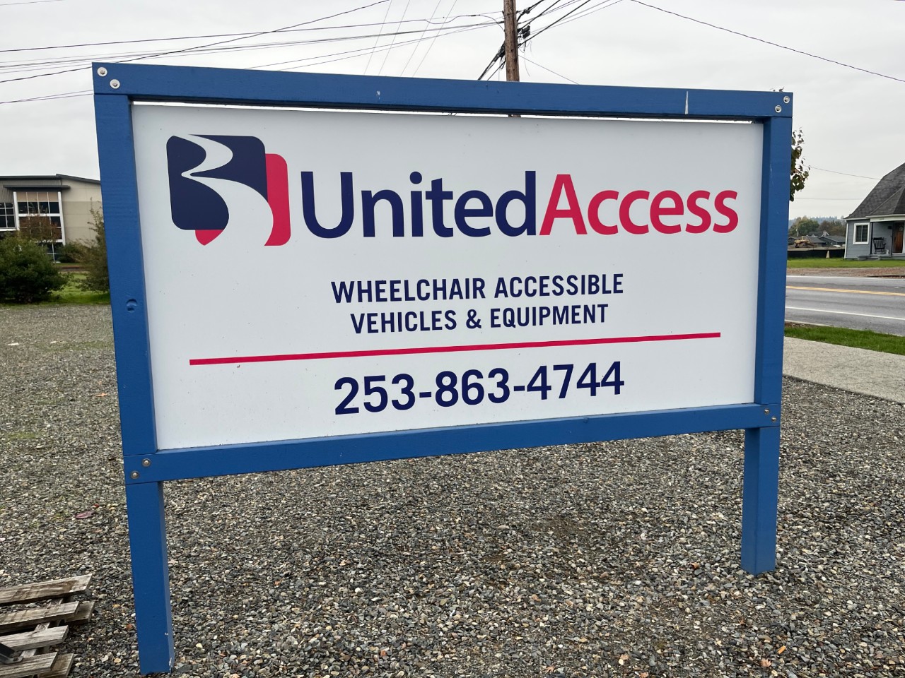 signage for United Access Sumner, WA