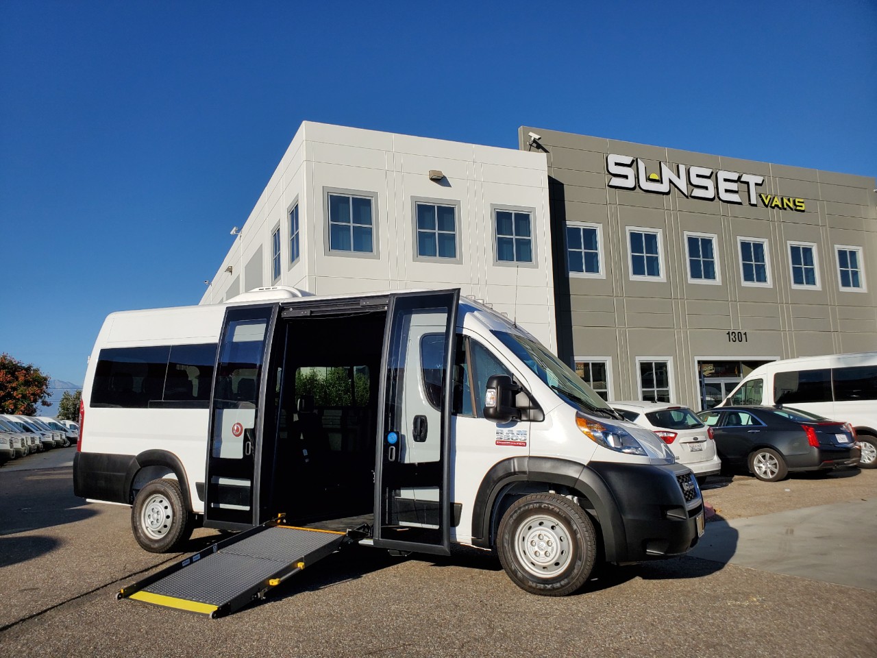 Ambulette Vans Medical Transportation Van with ramp side entry