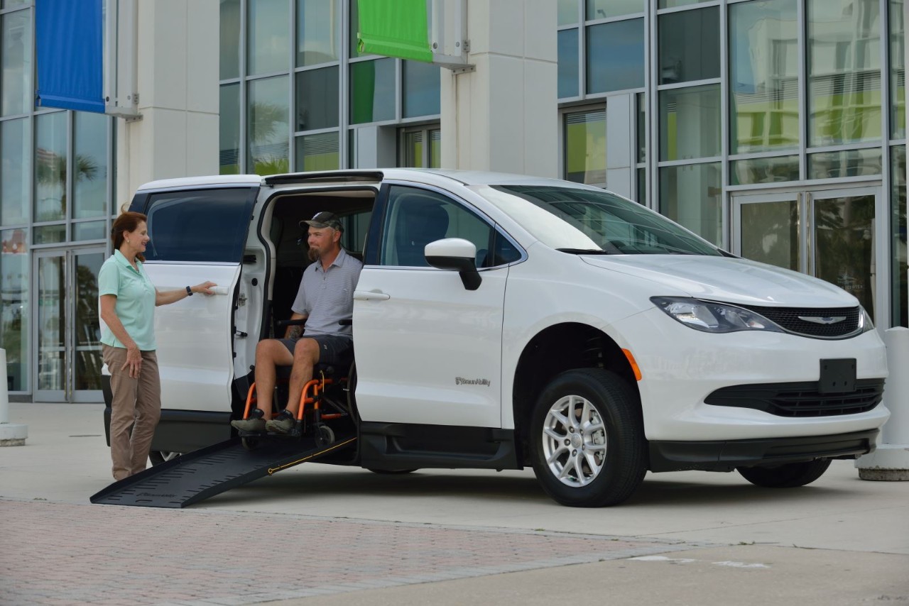 Wheelchair Vans for Senior and Independent Living Communities with side entry ramps