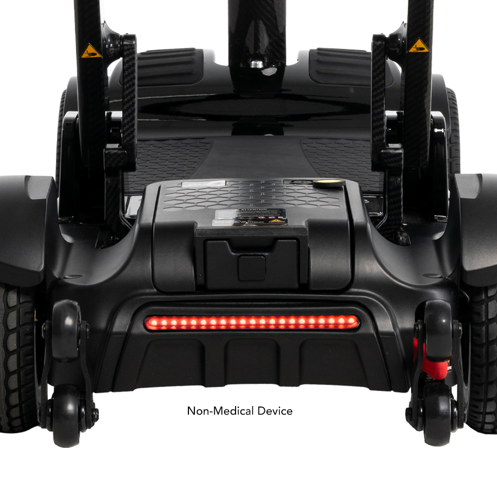 backend of scooter with backup lights