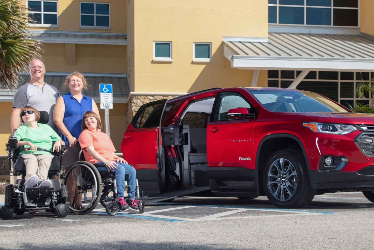 Chevrolet Traverse Wheelchair SUV Lifestyle family ramp extended