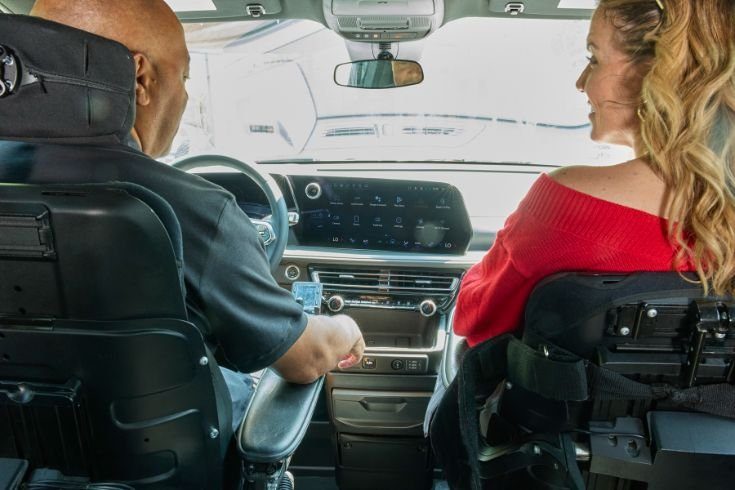 Chevy Traverse Wheelchair SUV interior
