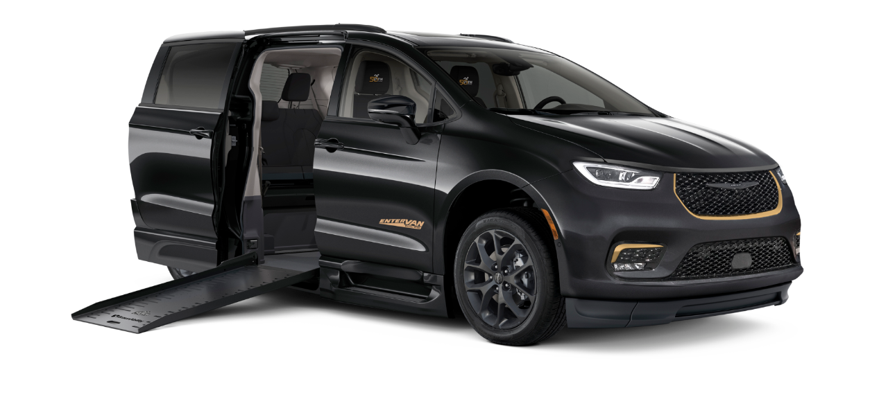 Limited Edition 50th Anniversary Entervan Conversion Side View with Ramp Extended