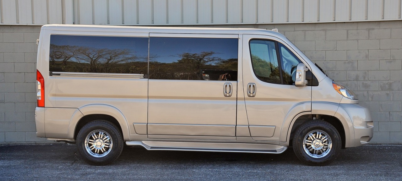 Ram Promaster Tempest Full Size Van Platform Lift closed side view