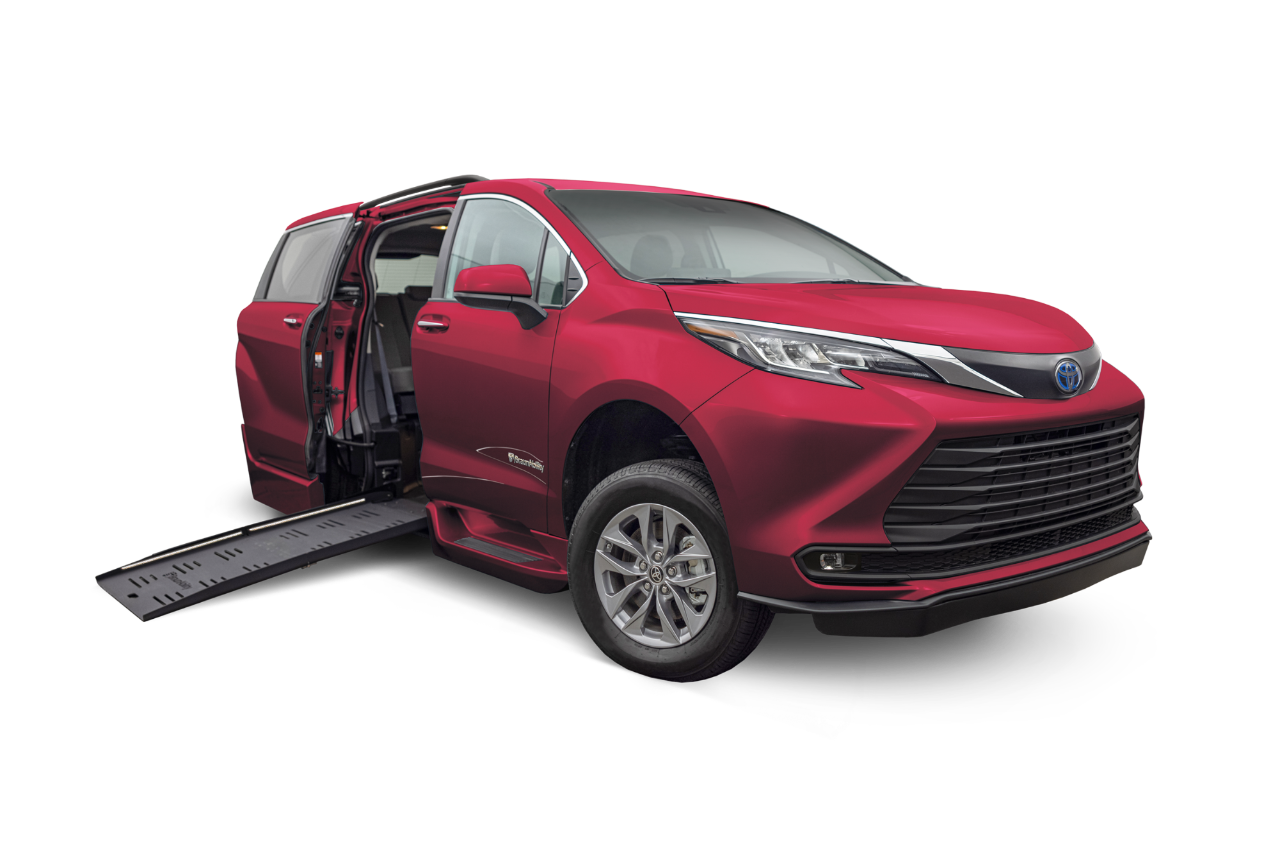 toyota wheelchair accessible vehicle foldout ramp