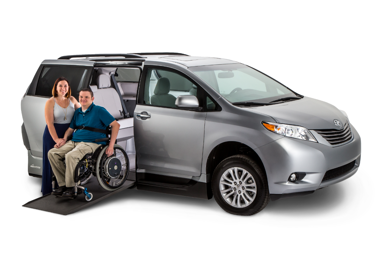 Silver BraunAbility Toyota Sienna Access 360 Power InFloor Ramp
