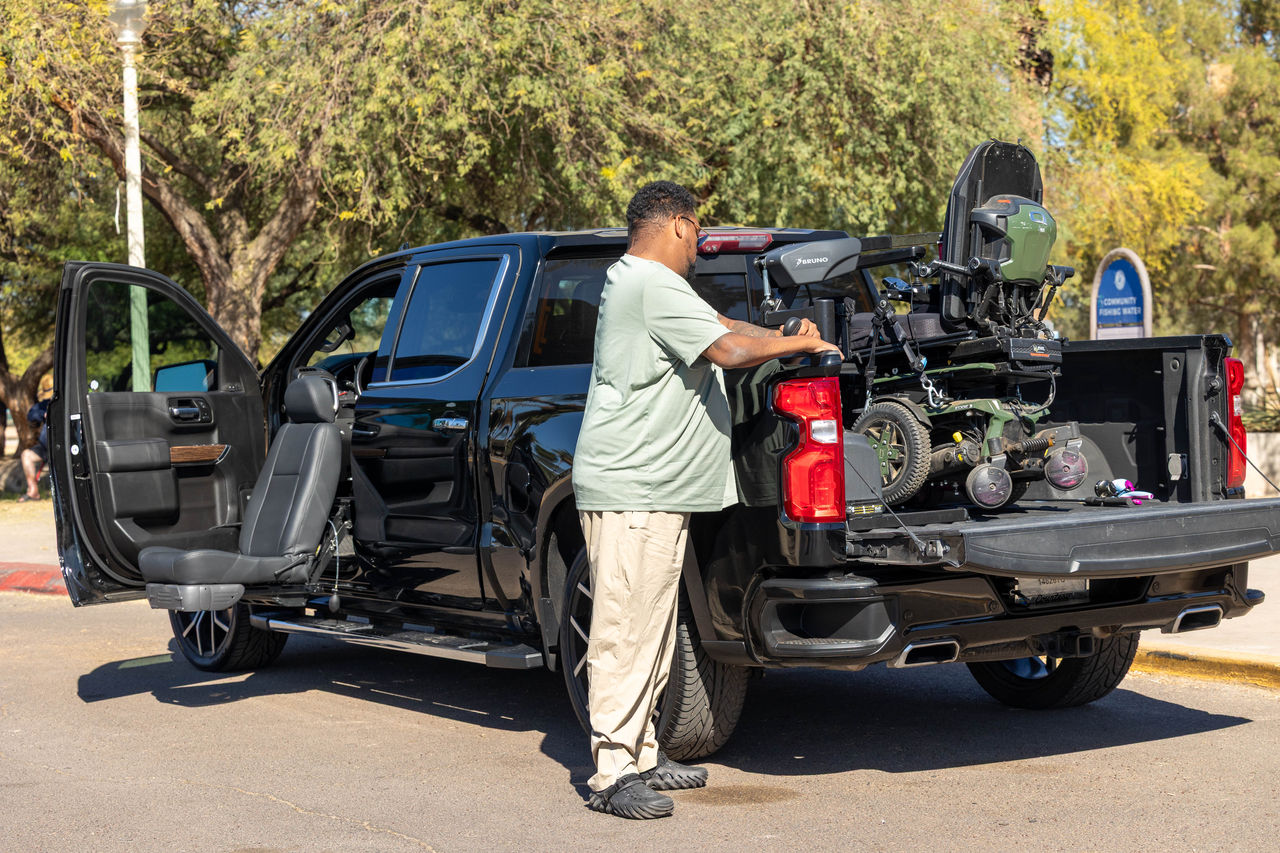 accessible wheelchair truck