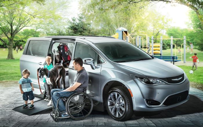 wheelchair accessible van