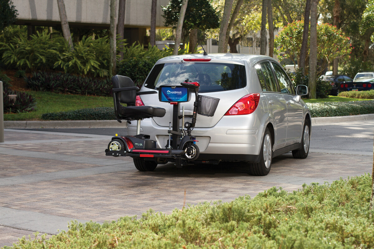 Harmar AL160 installed on vehicle 
