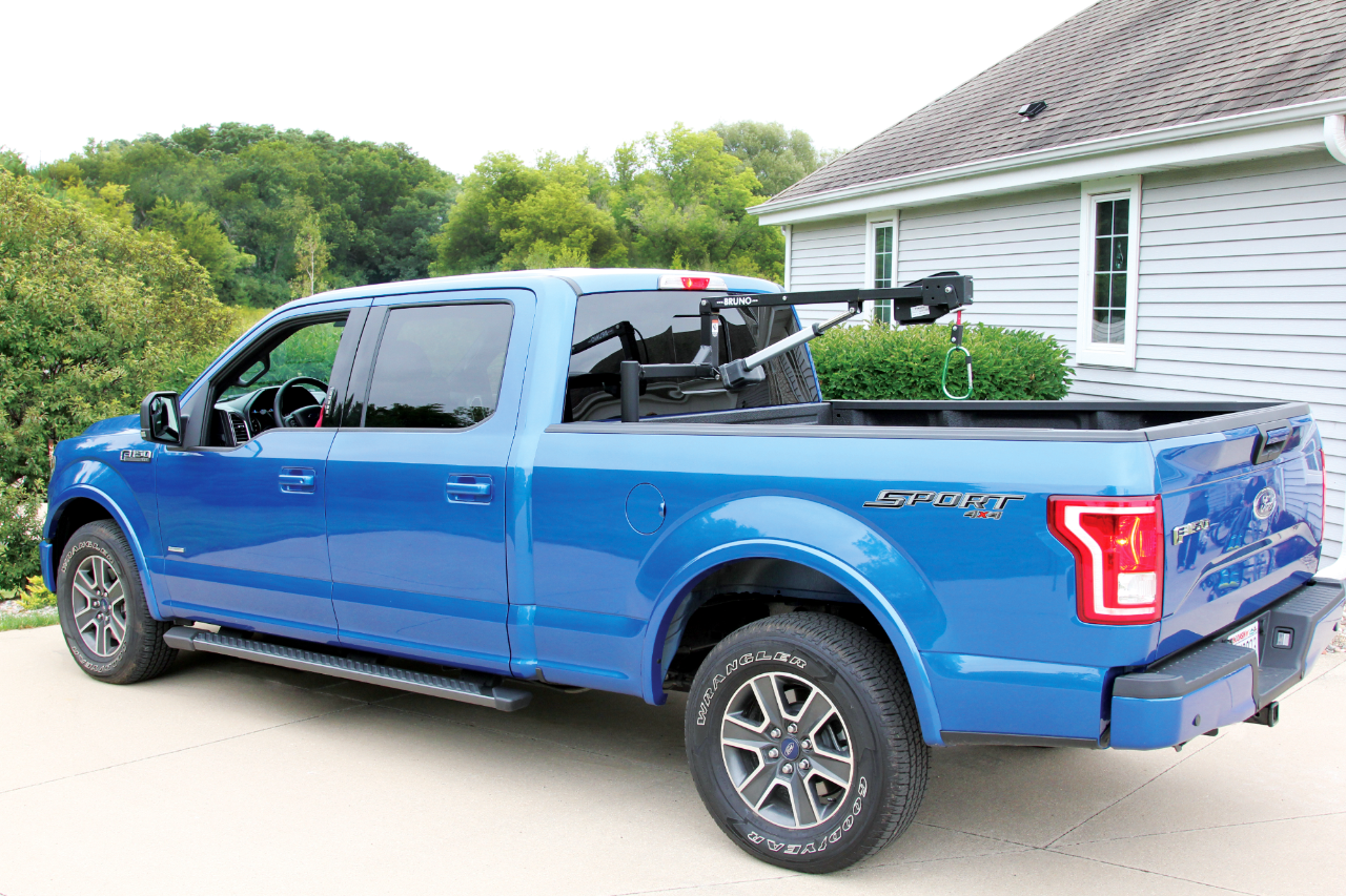 Bruno Out-Rider Hoist Lift in Truck