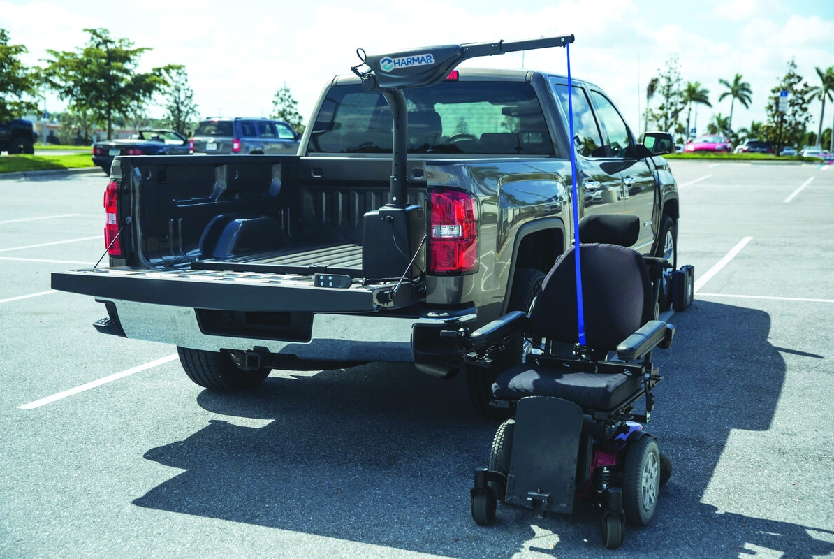 interior truck scooter lift