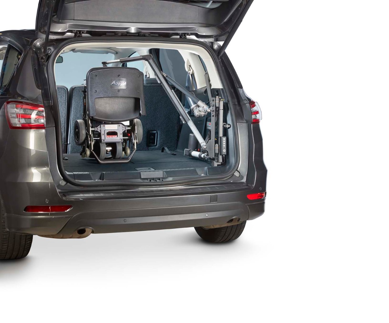 Autochair Smart Lifter Hoist Lift Installed in Vehicle