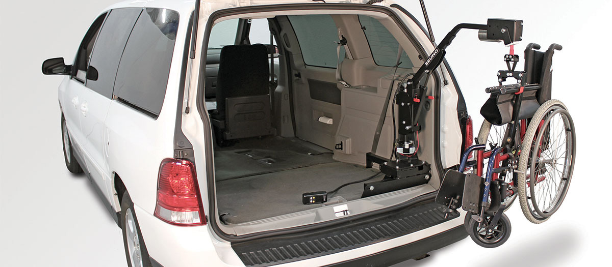Bruno Lifter Wheelchair Lift installed