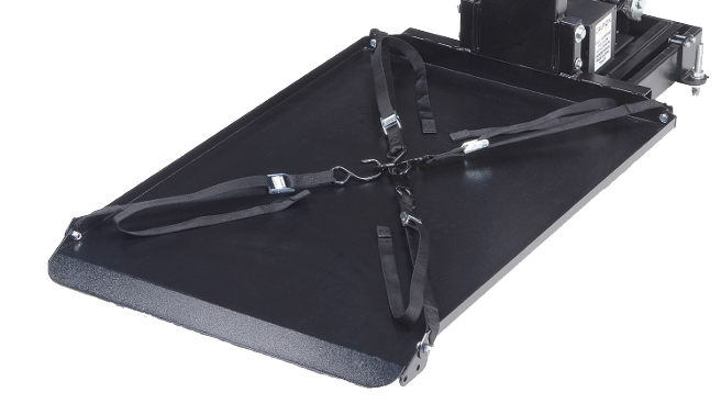 Harmar AL690 Scooter Powerchair Lift securement