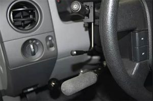 drop down turn signal driving aid