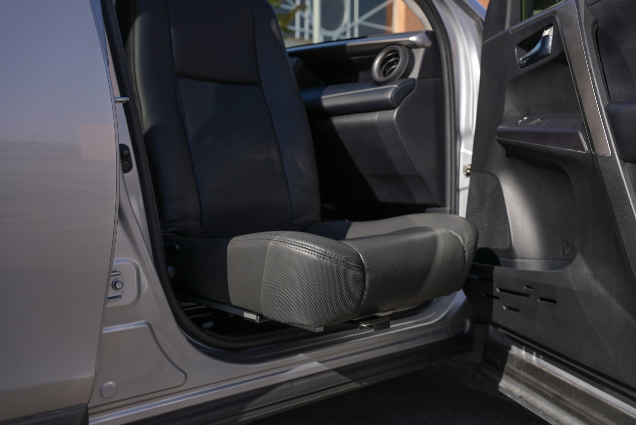 BraunAbility Turny Manual Swivel Seat installed