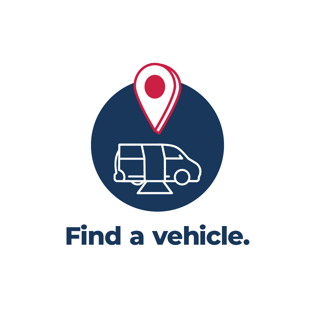 step one find vehicle