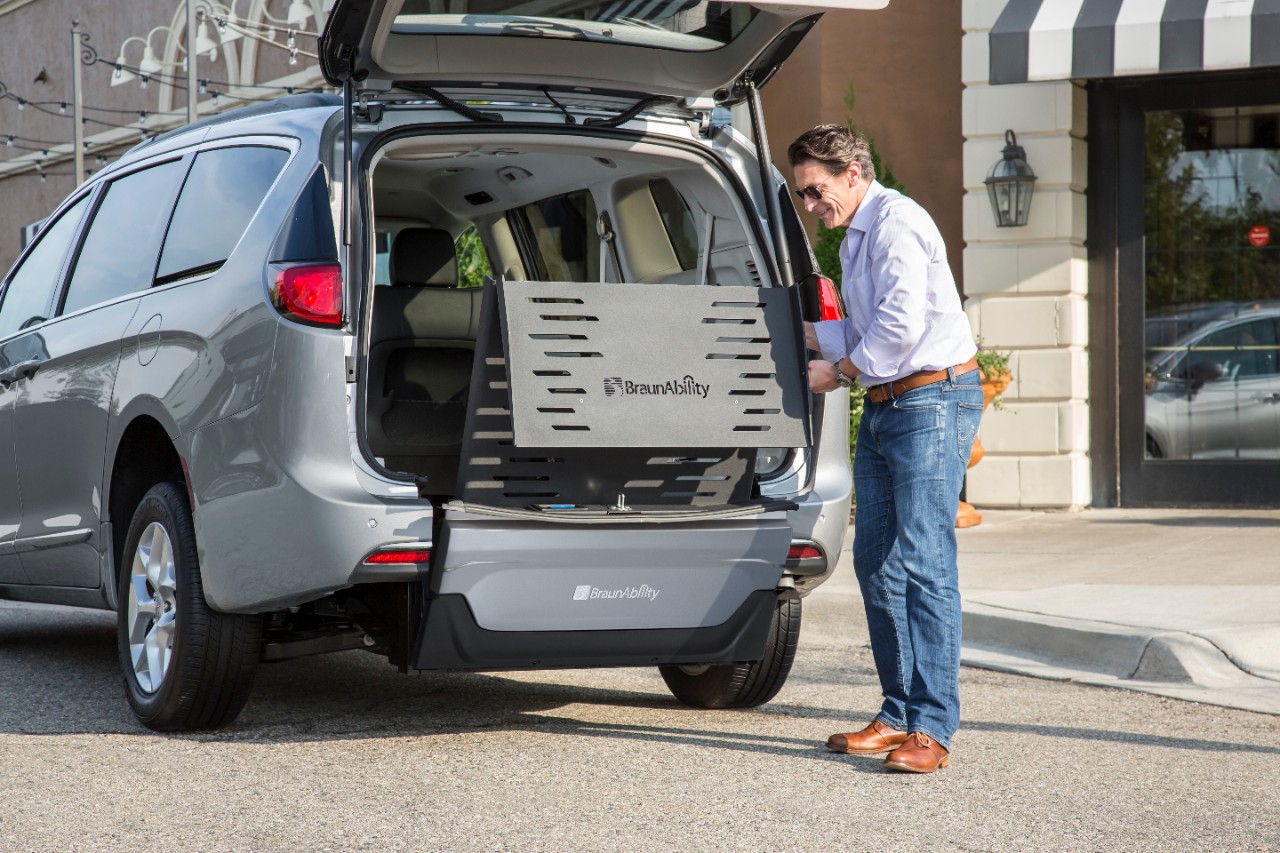 BraunAbility Chrysler Pacifica Rear-Rentry Wheelchair Van
