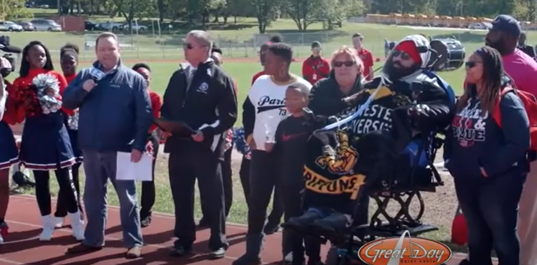 Todd Shelton Paralyzed Coach New Wheelchair Van United Access St Louis