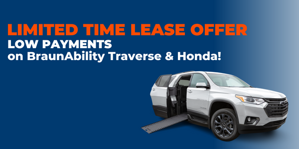 Limited Time Lease offer on Hondas and Traverse